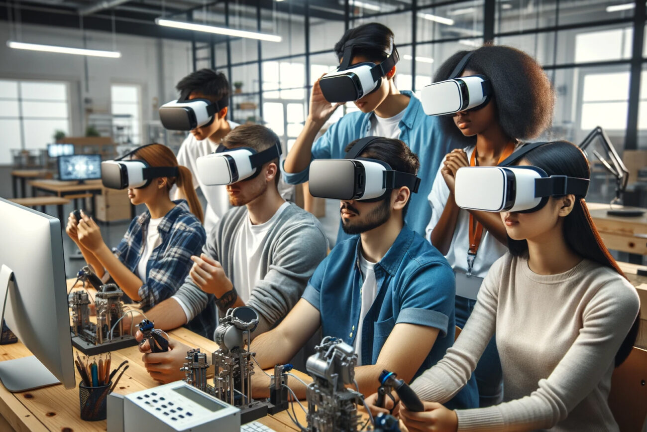 university virtual reality devices